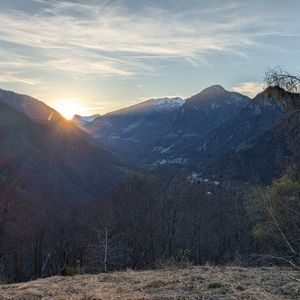 Sonnenuntergang über dem Onsernonetal